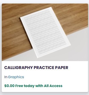 Calligraphy Practice Paper