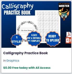 Calligraphy Practice Book